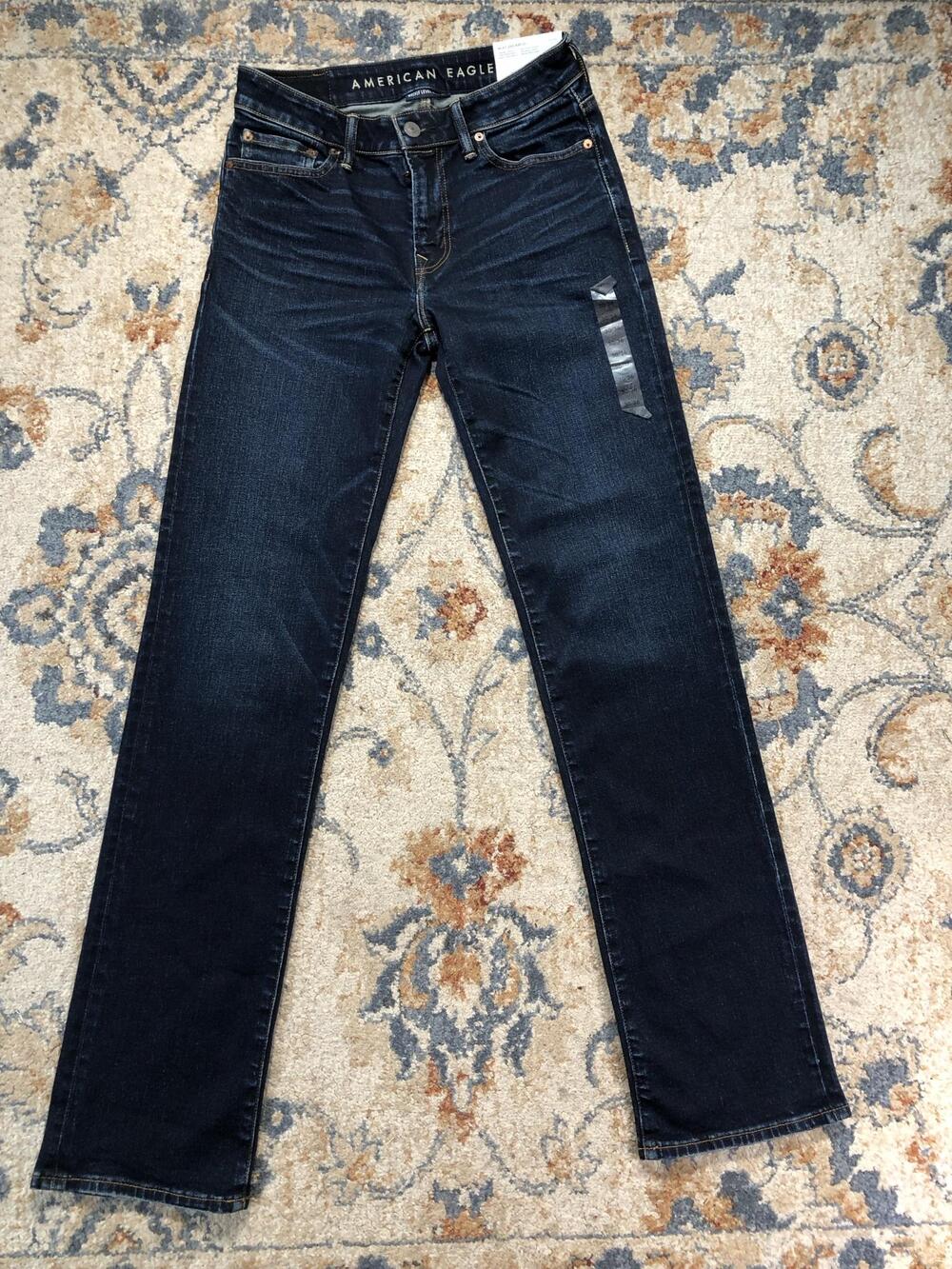 American Eagle Jeans Mens 30x36 Blue Bootcut Ne(x)t Level Airflex Stretch
